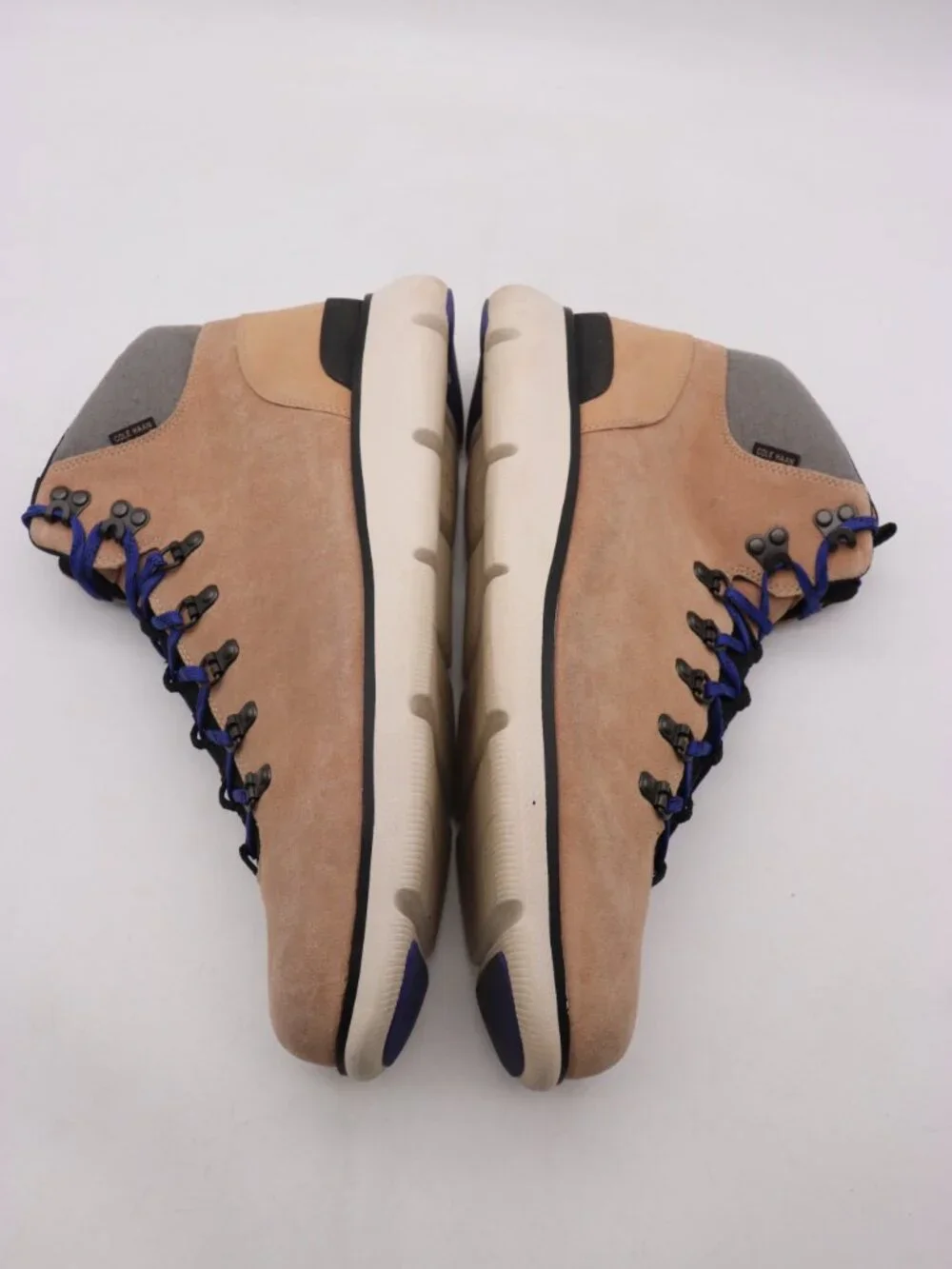 Cole Haan Zerogrand Omni Hiker Men's 12 M Casual Beige Suede Boots C35580